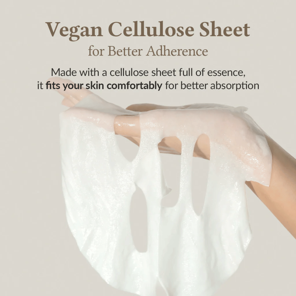 Dr. Althea 345 Relief Cream Mask cellulosa vegana sheet mask con essenza viso per un migliore assorbimento e comfort della pelle