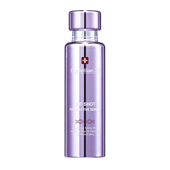 Centellian24 360º Shot PDRN Active Serum – siero PDRN coreano in bottiglia viola per aumentare l'elasticità, idratazione profonda e pelle più soda e tonica.