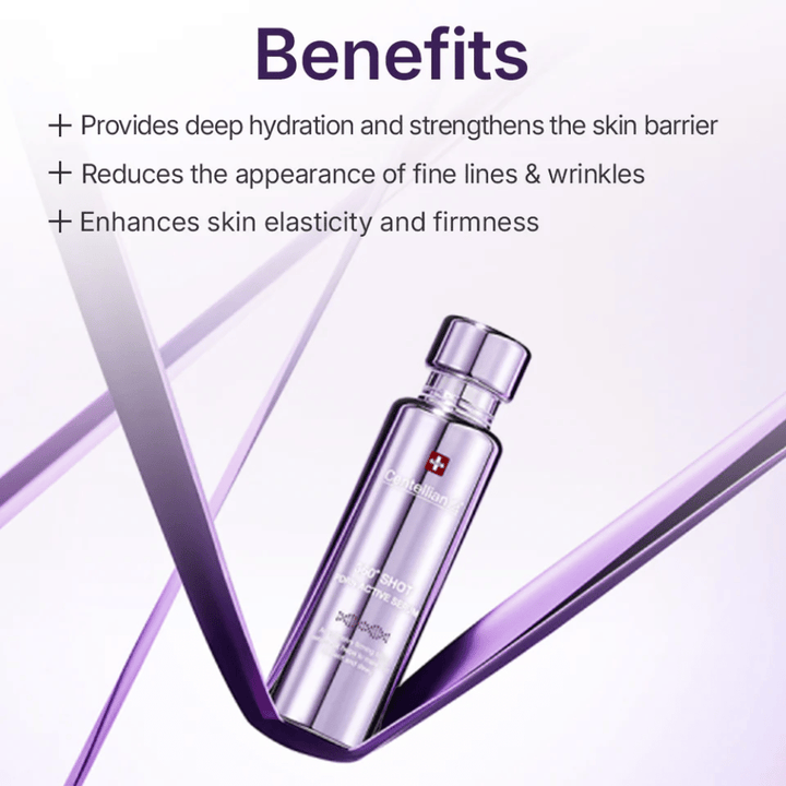 Centellian24 360º Shot PDRN Active Serum – siero intensamente idratante e rassodante che rafforza la barriera cutanea, riduce le linee sottili e migliora la compattezza e la luminosità della pelle.