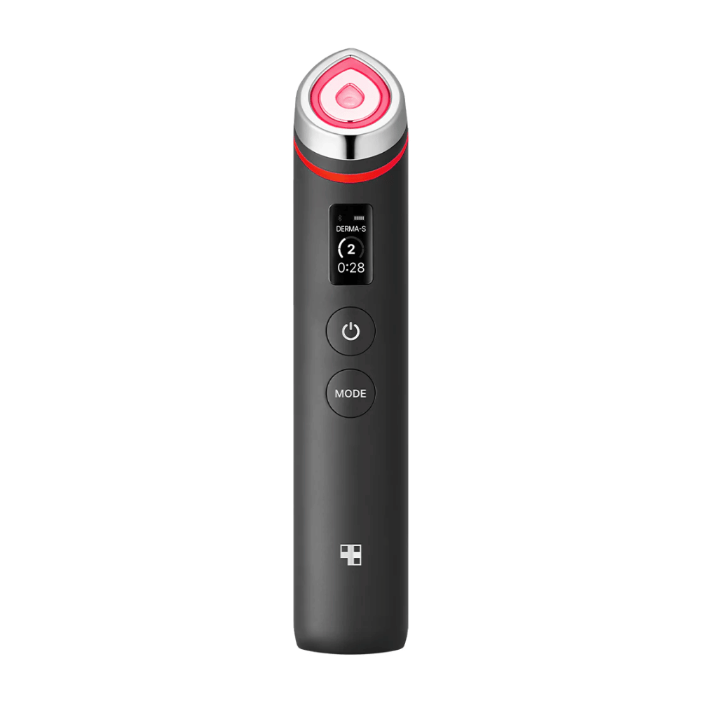 AGE-R Booster Pro è uno strumento avanzato per la cura della pelle progettato per migliorare la compattezza e l'elasticità della pelle. Con più modalità di intensità e un display digitale facile da usare, questo elegante dispositivo nero offre risultati professionali nel comfort della propria casa.