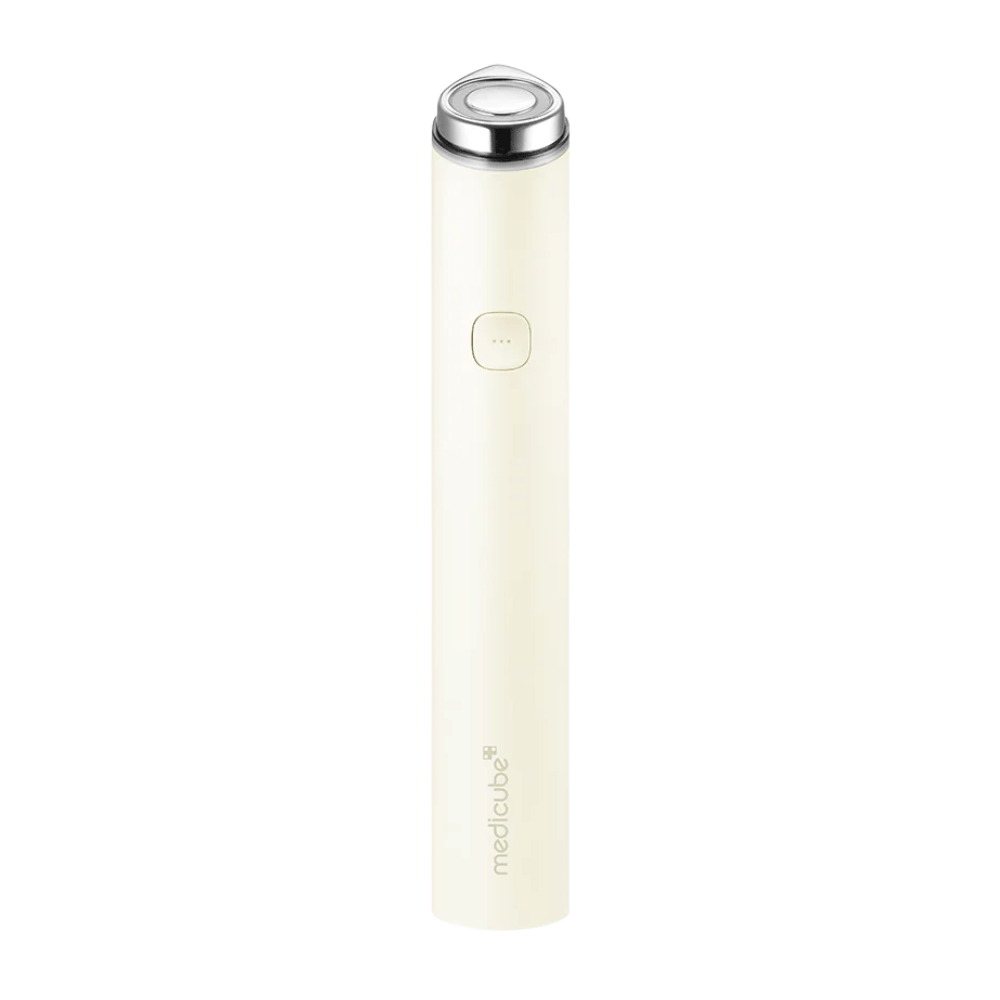 medicube AGE-R Booster Pro Mini Plus Dispositivo elettrico beige per la cura della pelle per un assorbimento migliorato e il rinnovamento cutaneo
