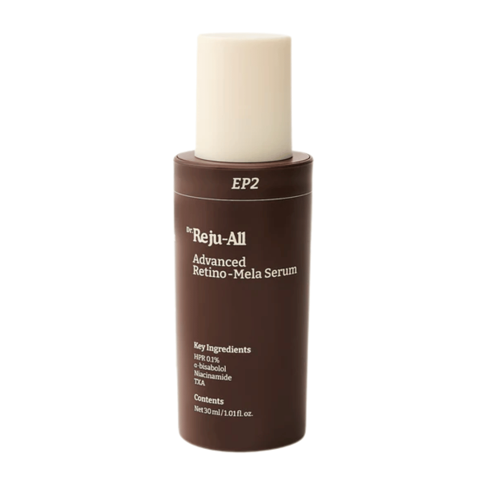Dr. Reju-All Advanced Retino-Mela Serum EP2 – siero coreano con HPR, acido tranexamico e niacinamide per pigmentazione, tono della pelle non uniforme e miglioramento della struttura della pelle.