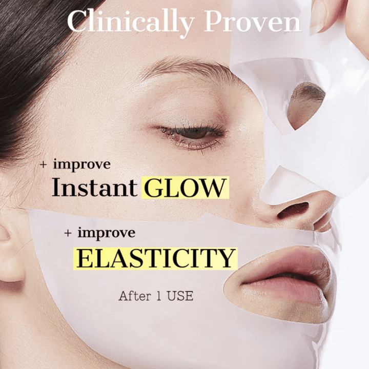 Kliniskt testad COSRX Snail Mucin Mask som ger omedelbar lyster och förbättrad hudelasticitet redan efter en användning.