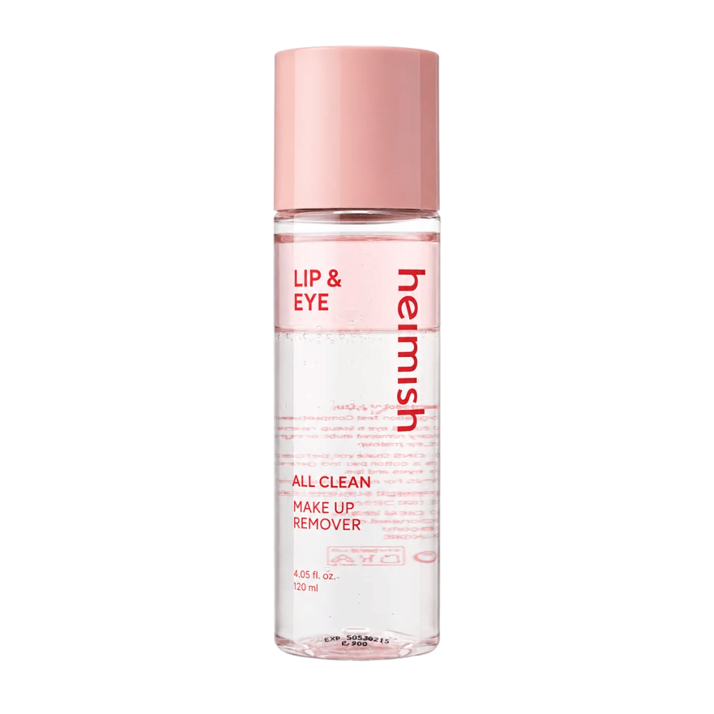 heimish All Clean Makeup Remover struccante 120 ml per occhi e labbra immagine del prodotto su sfondo bianco