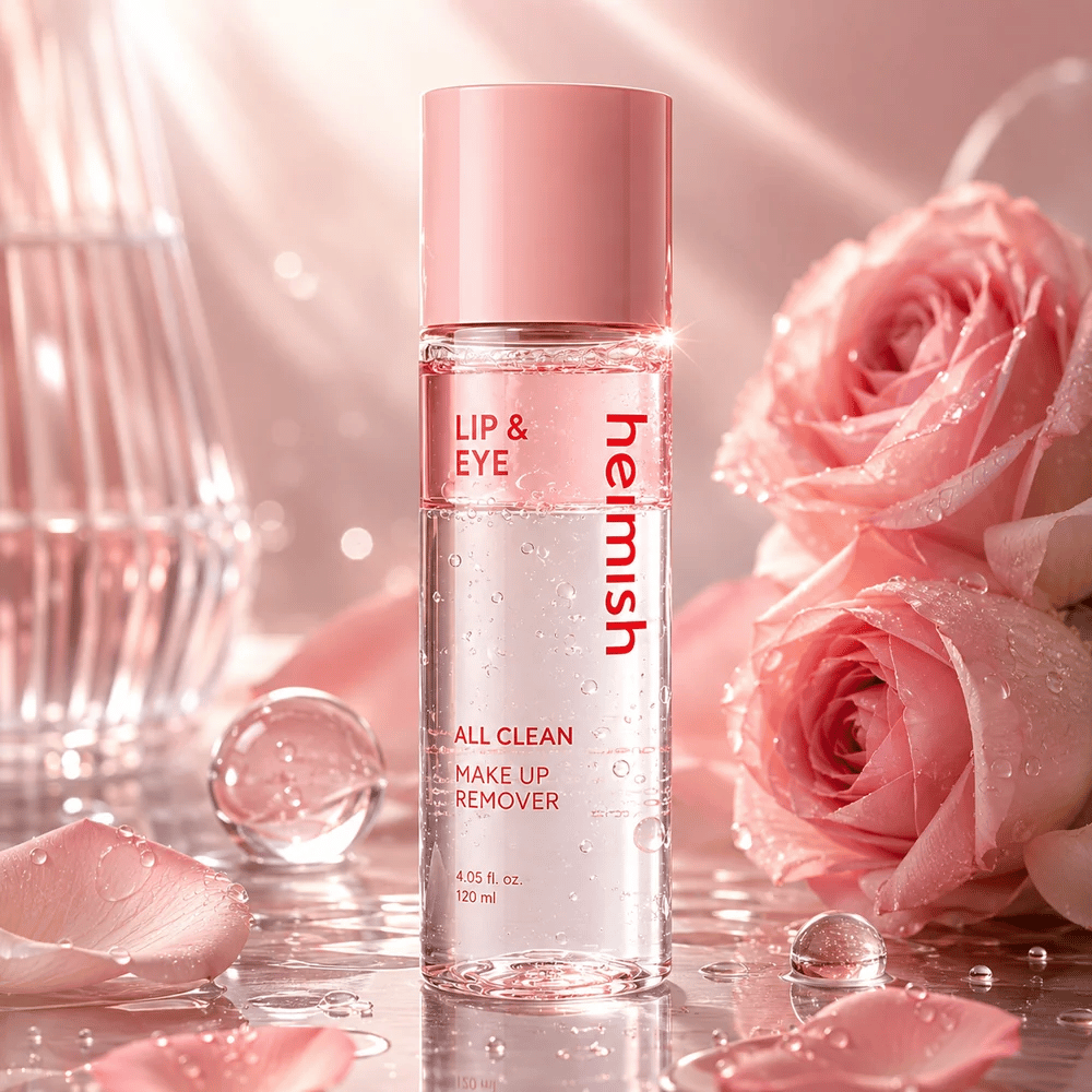 heimish All Clean Makeup Remover con formula bifasica idratante per trucco waterproof