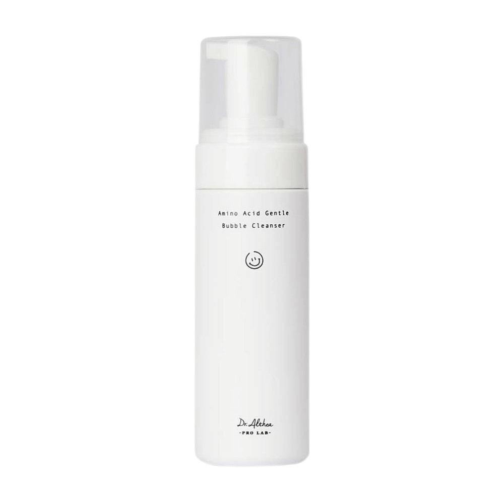 Dr. Althea Amino Acid Gentle Bubble Cleanser è una mousse detergente delicata con amminoacidi che rimuove efficacemente sporco e trucco senza irritare la pelle. Perfetto per pelli sensibili, con ingredienti naturali e nanoschiuma UFD che pulisce in profondità.