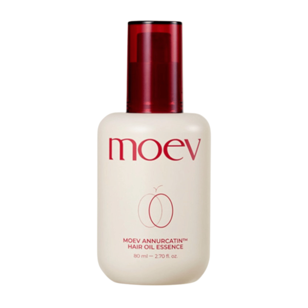 MOEV Annurcatin Hair Oil Essence 80ml – olio per capelli leggera con biotina e mela Annurca che rinforza, idrata e dona lucentezza naturale ai capelli senza appesantirli.
