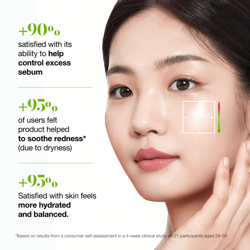 Anua Azelaic Acid 3 Cica Skin Clarifying Toner aiuta a controllare l'eccesso di sebo, lenire i rossori e donare alla pelle una sensazione idratata ed equilibrata.