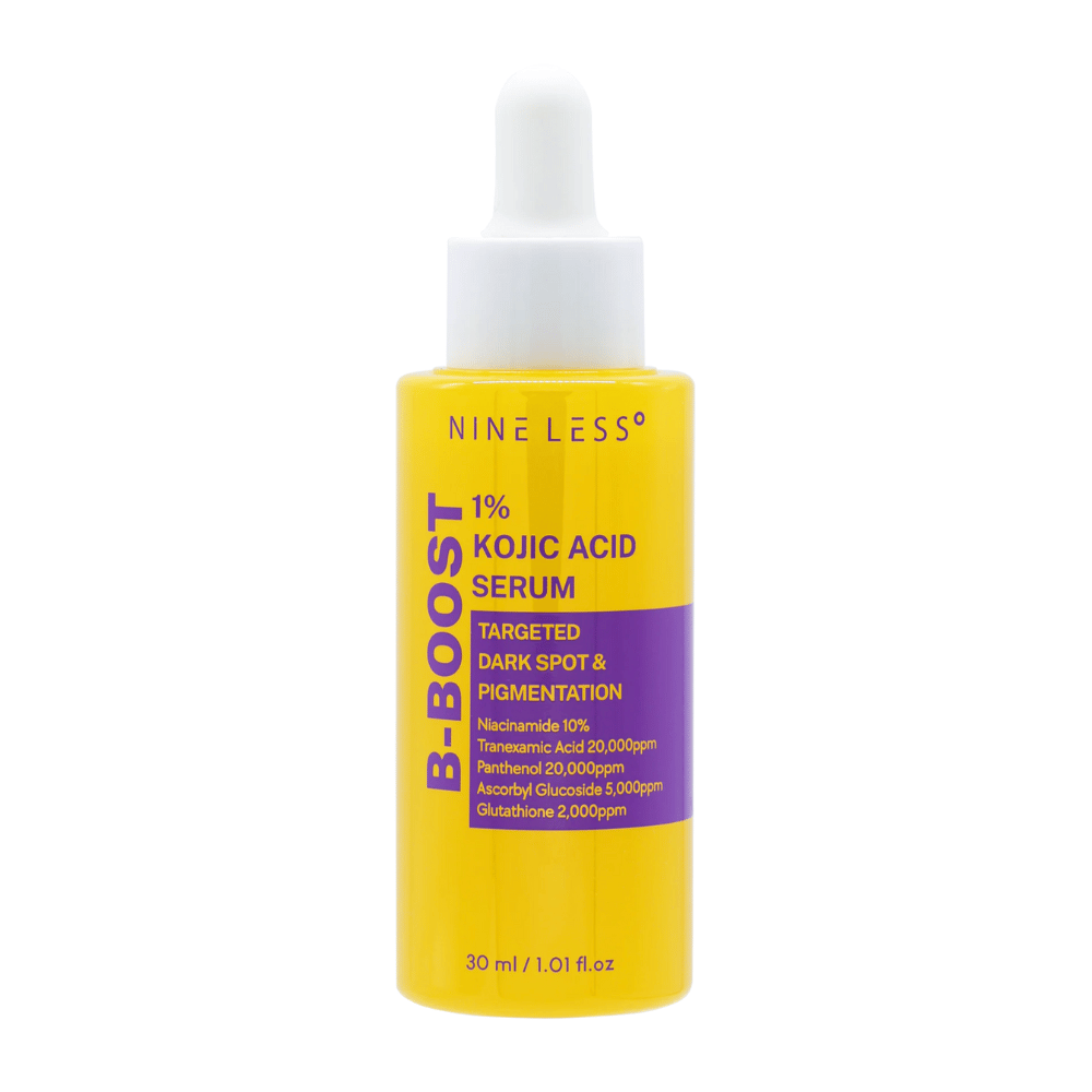 B-Boost 1% Kojic Acid Serum, 30 ml, per trattare le macchie scure e la pigmentazione.