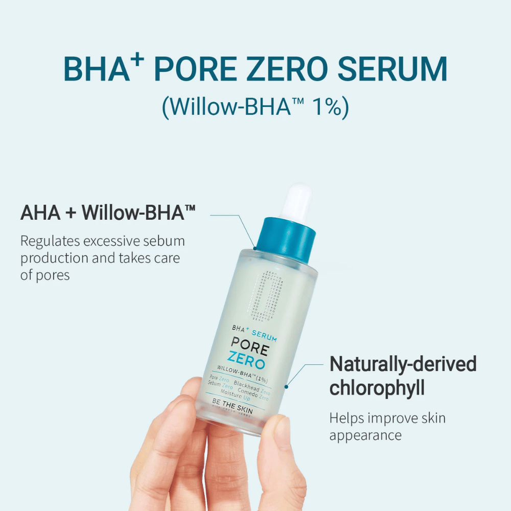 Be The Skin BHA+ Pore Zero Serum con Willow-BHA e clorofilla naturale