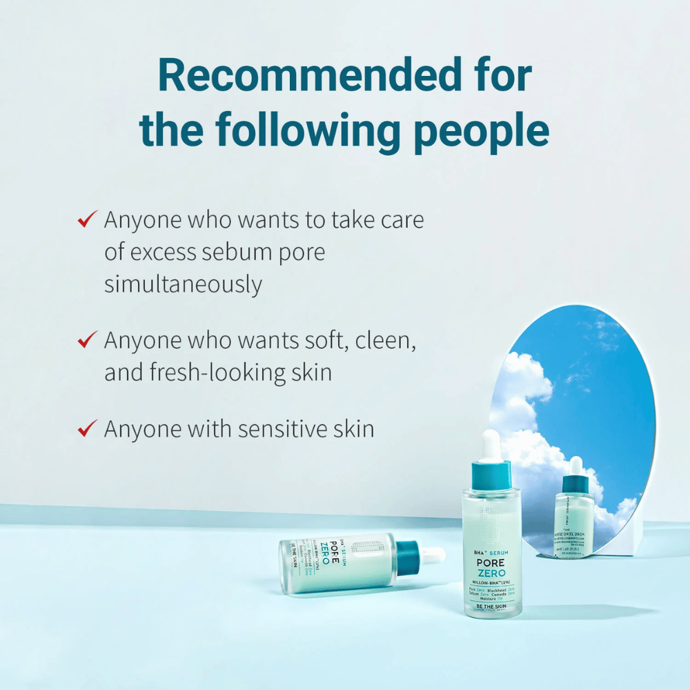 Be The Skin BHA+ Pore Zero Serum per pelle grassa, sensibile e pori dilatati
