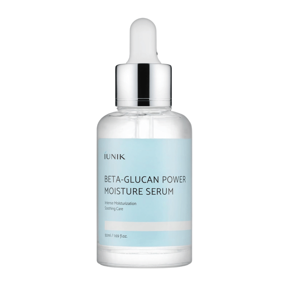 iUNIK Beta-Glucan Power Moisture Serum 50 ml – siero viso idratante con beta-glucano per pelle sensibile e secca