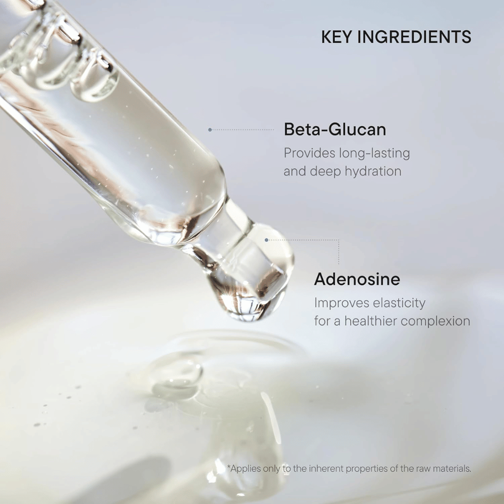 iUNIK Beta-Glucan Power Moisture Serum con beta-glucano e adenosina che offre idratazione duratura e migliorata elasticità