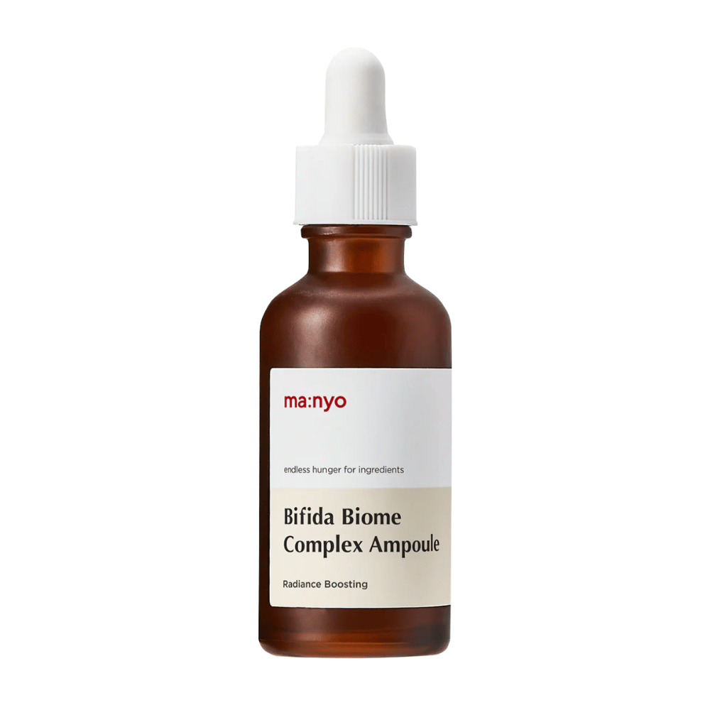 Immagine del prodotto pulita e scontornata di ma:nyo Bifida Biome Complex Ampoule su sfondo chiaro.