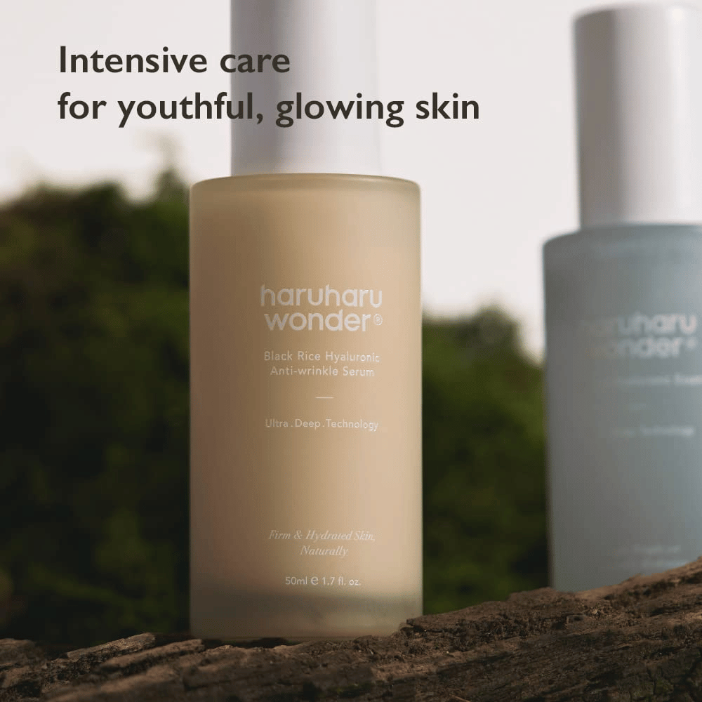 Haruharu Wonder Black Rice Hyaluronic Anti-Wrinkle Serum – trattamento intensivo per una pelle idratata e luminosa