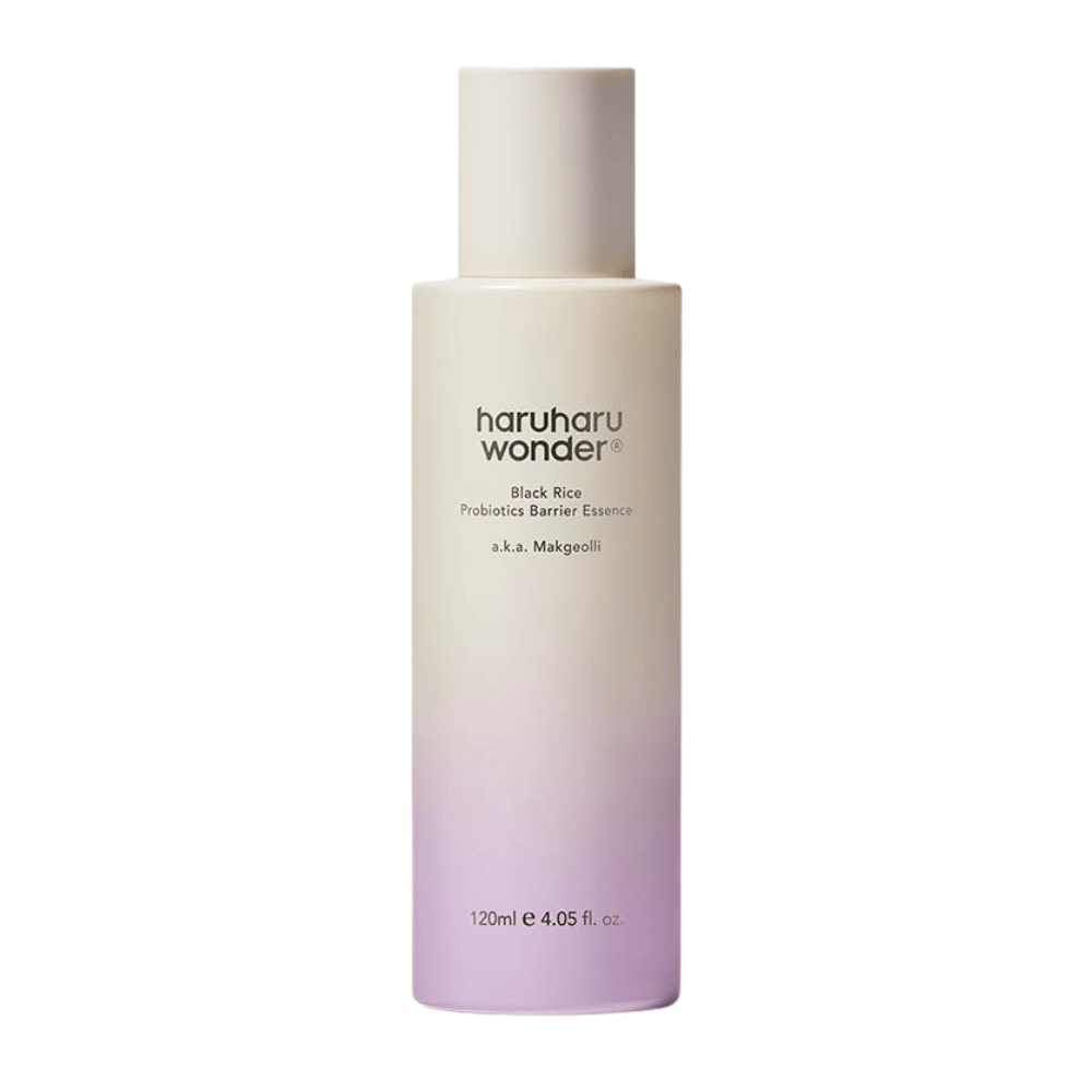Haruharu Wonder Black Rice Probiotics Barrier Essence 120 ml con formula leggera che rinforza la pelle e dona un glow naturale