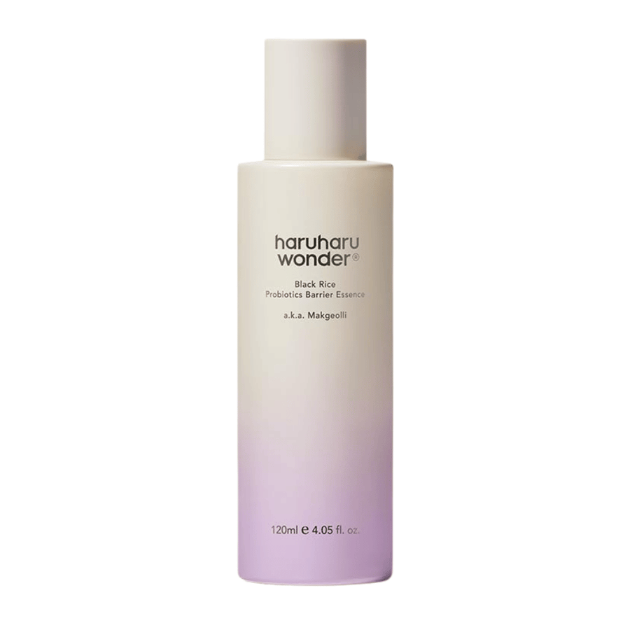 Haruharu Wonder Black Rice Probiotics Barrier Essence 120 ml con formula leggera che rinforza la pelle e dona un glow naturale
