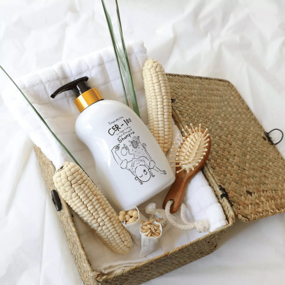 Elizavecca CER-100 Collagen Coating Shampoo – shampoo riparatore con collagene per capelli deboli, crespi e danneggiati
