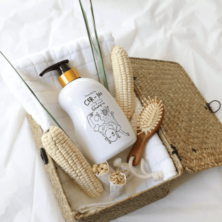 Elizavecca CER-100 Collagen Coating Shampoo – shampoo riparatore con collagene per capelli deboli, crespi e danneggiati