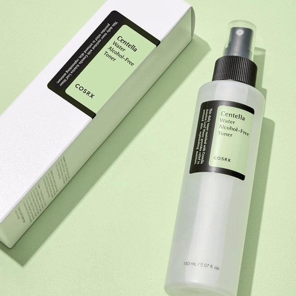 COSRX Centella Water Alcohol-Free Toner spray 150 ml tonico lenitivo con centella per pelle arrossata, sensibile e secca