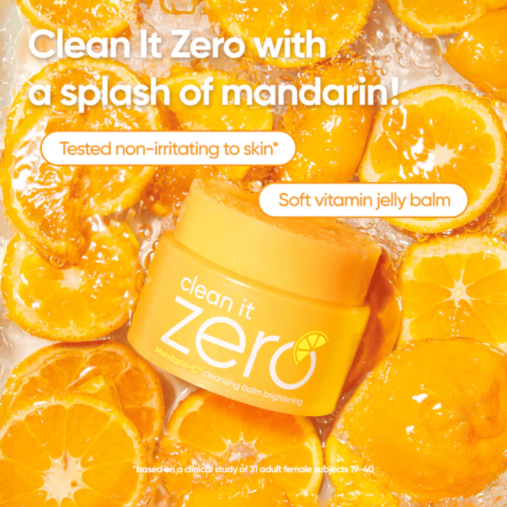 Banila Co Clean It Zero Brightening cleansing balm con morbida texture jelly che idrata e deterge la pelle in profondità con una sensazione di freschezza
