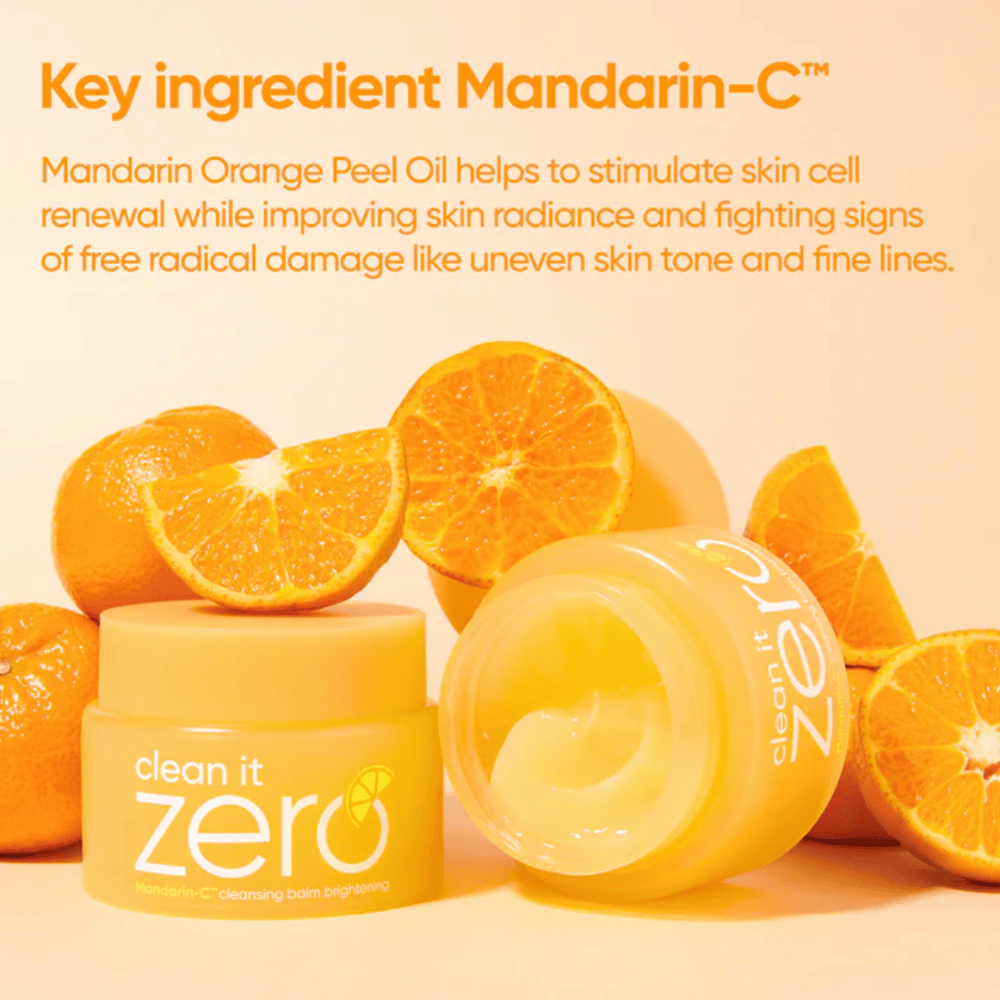 Banila Co Clean It Zero Brightening con radice di liquirizia, vitamine e Mandarin-C che lenisce la pelle e dona glow oltre a un tono più uniforme