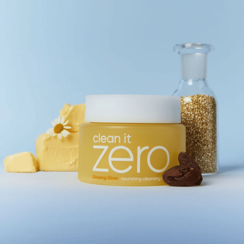 Immagine del prodotto Clean It Zero Ginseng-Glow Cleansing Balm con ispirazione dagli ingredienti come ginseng e oli nutrienti, un balsamo struccante delicato che scioglie il trucco e pulisce la pelle senza seccarla.