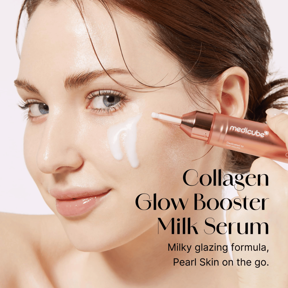 Collagen Glow Booster Milk Serum è una formula lattiginosa che dona alla tua pelle una luminosità perlacea in movimento. Perfetto per migliorare la luminosità e l'elasticità della pelle, mentre idrata e protegge la pelle dalle aggressioni esterne.
