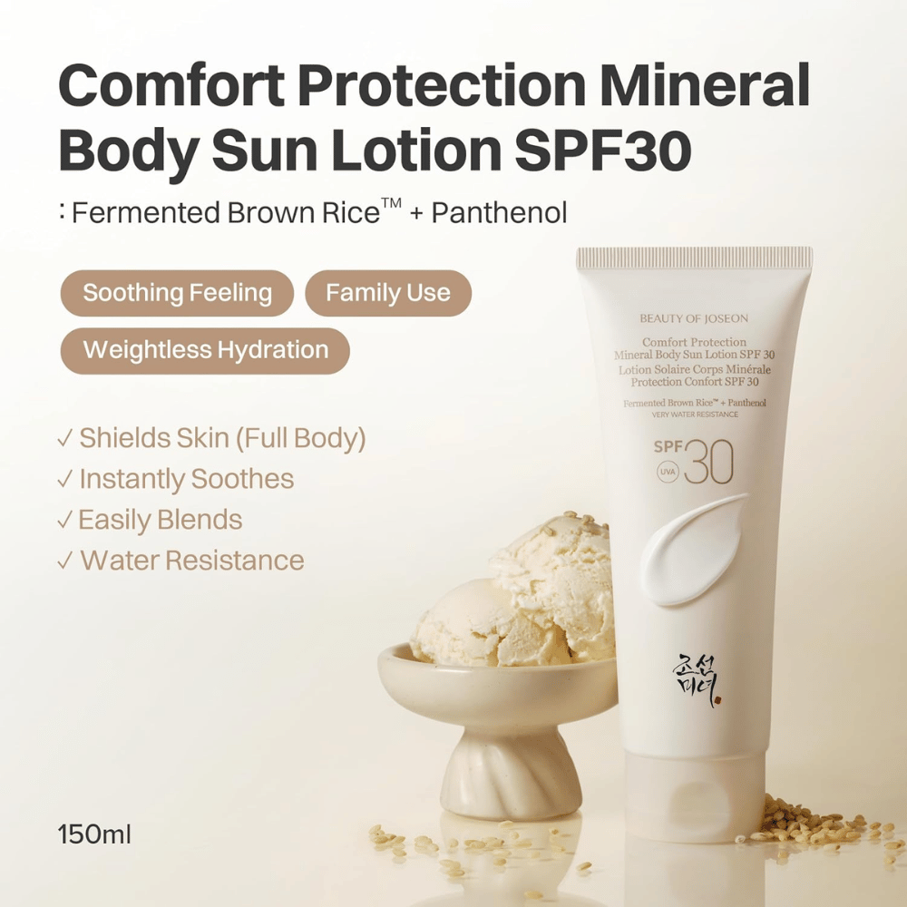 Beauty of Joseon Comfort Protection Mineral Body Sun Lotion SPF30 150 ml protezione solare minerale