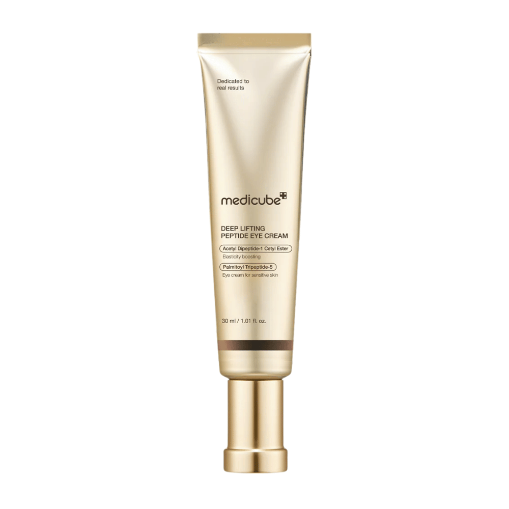 Medicube Deep Lifting Peptide Eye Cream – anti-invecchiamento crema contorno occhi con peptidi che migliorano la compattezza, riducono le linee sottili e idratano.
