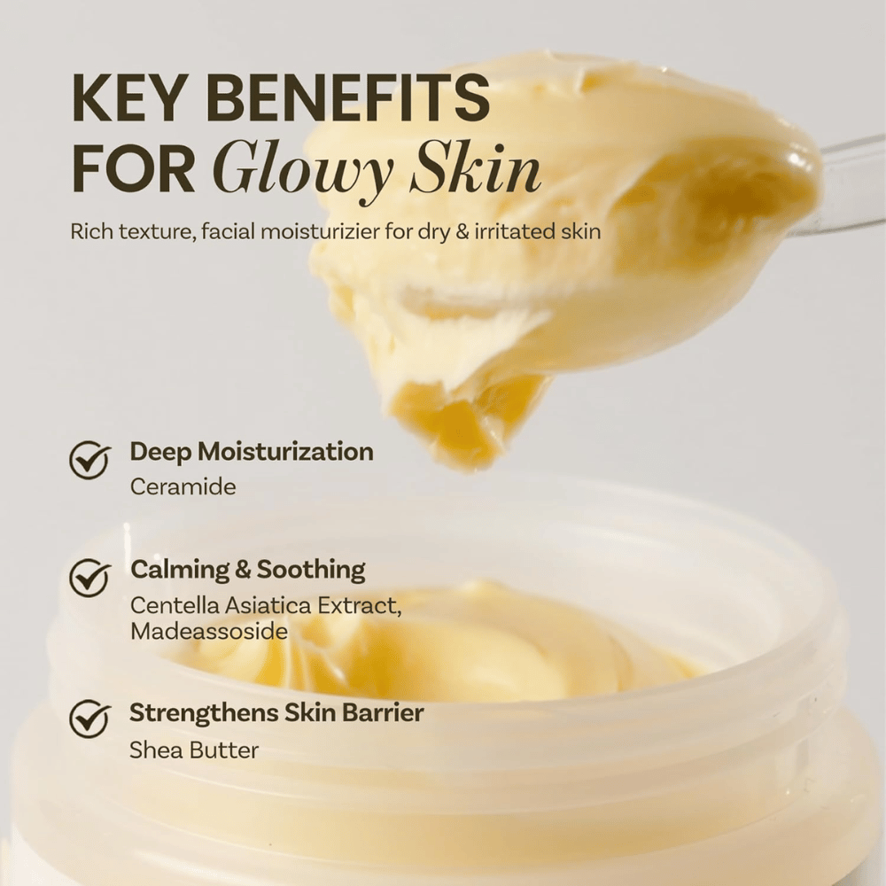 Ongredients Deep Calming Cream – crema ricca e idratante con ceramide e centella che calma e rafforza la barriera cutanea.