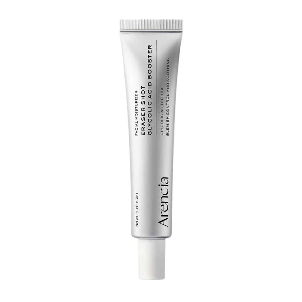 Arencia Eraser Shot Glycolic Acid Booster 30 ml – prodotto viso esfoliante con acido glicolico e BHA