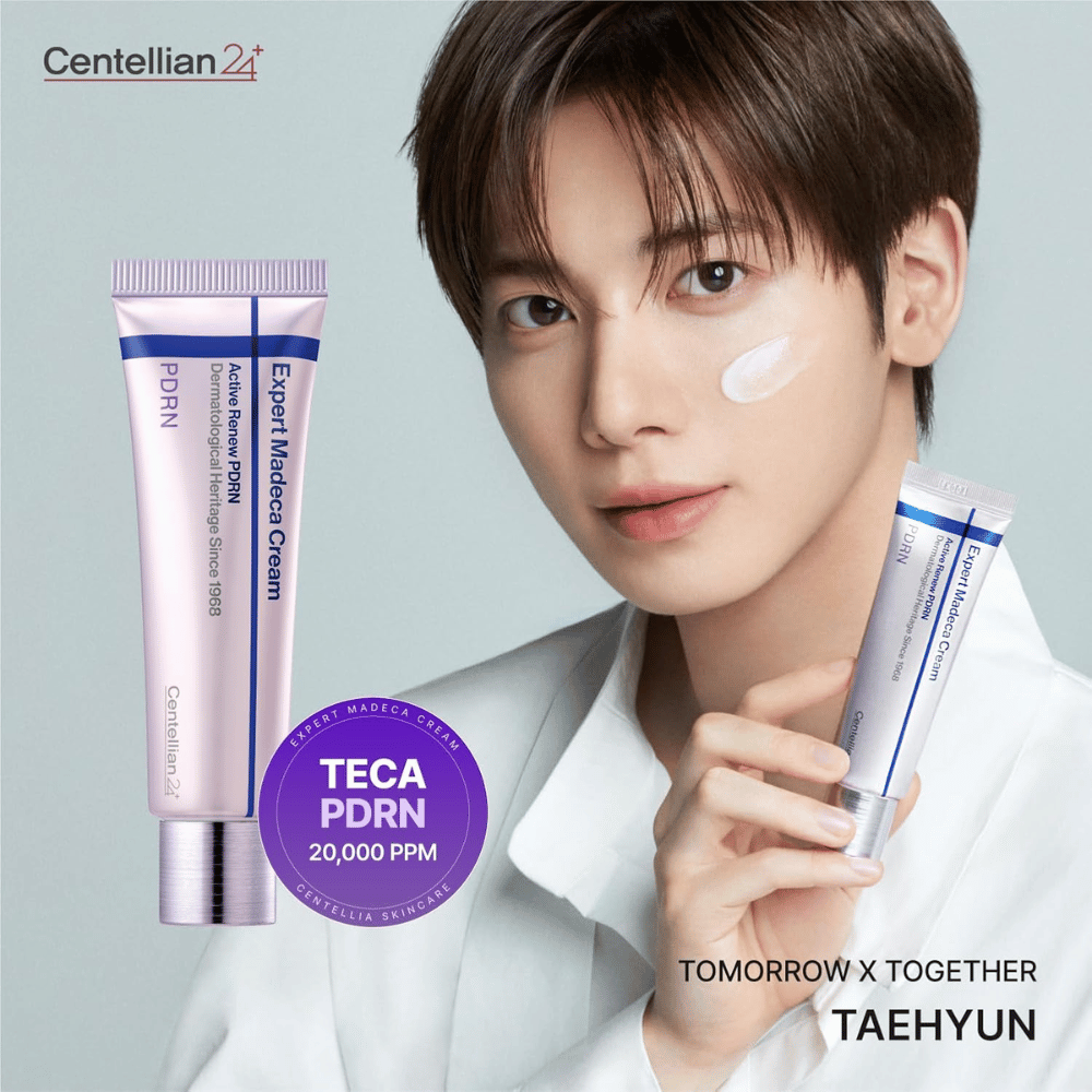 Centellian24 Expert Madeca Cream Active Renew PDRN applicare sulla pelle, crema viso idratante con PDRN che rafforza la barriera cutanea e migliora l’elasticità