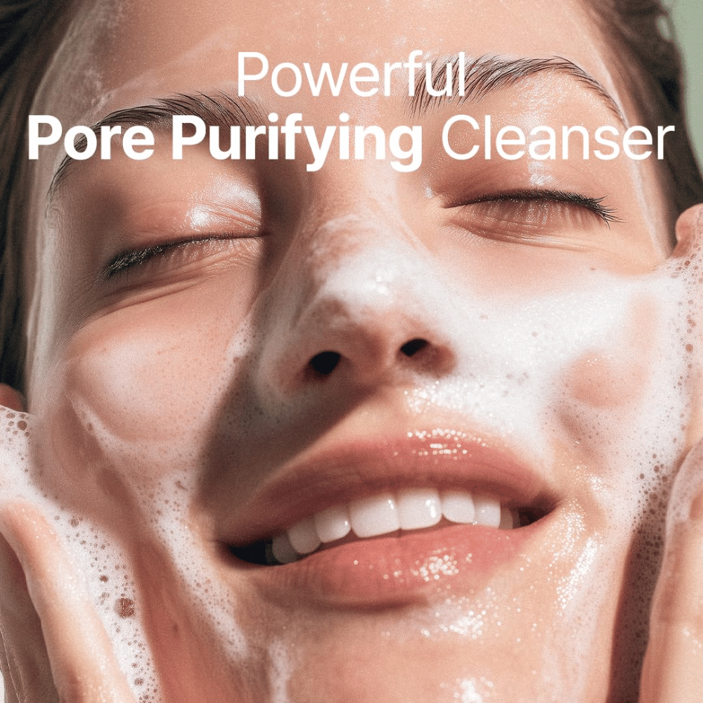 Purito Seoul From Green Deep Foaming Cleanser – schiuma detergente detergente viso per una pulizia efficace della pelle