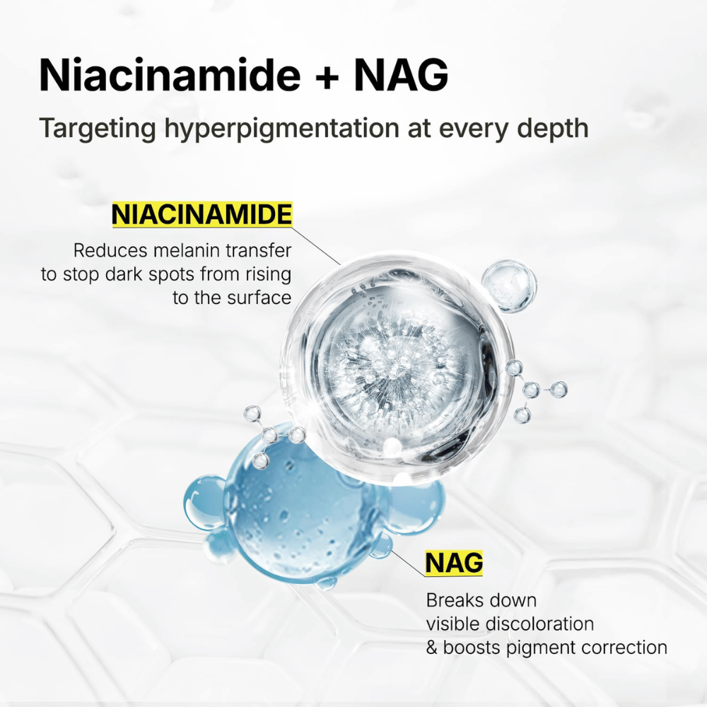 Ma:nyo Glutathione 7 Dark Spot Serum Patch con niacinamide e NAG per ridurre le macchie pigmentarie e uniformare l'incarnato