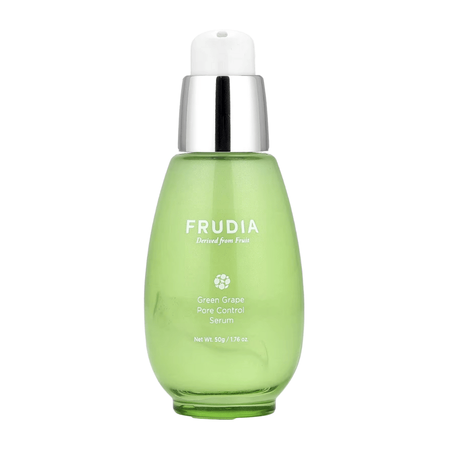 Frudia Green Grape Pore Control Serum 50 g – siero viso coreano con estratto di uva verde che minimizza i pori, bilancia la pelle grassa e dona una pelle idratata e chiara.