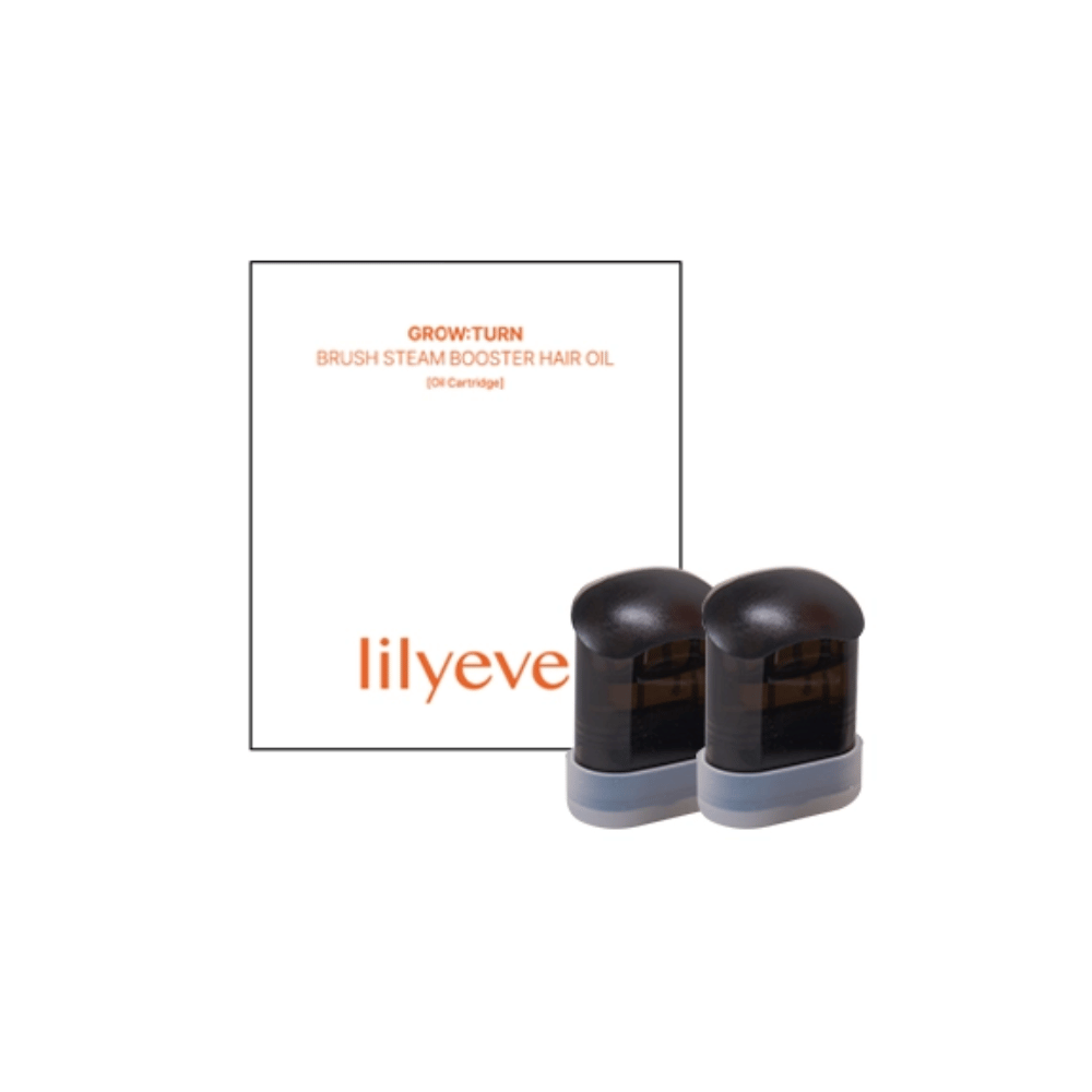 LILYEVE Grow:Turn Brush Steam Booster Hair Oil Set – set per la cura dei capelli con due booster