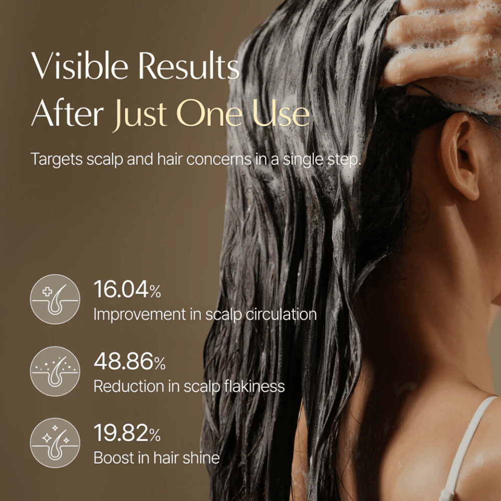 LILYEVE Grow:Turn Exosome 3D Volume Brush Shampoo da massaggiare sul cuoio capelluto con l'applicatore a spazzola