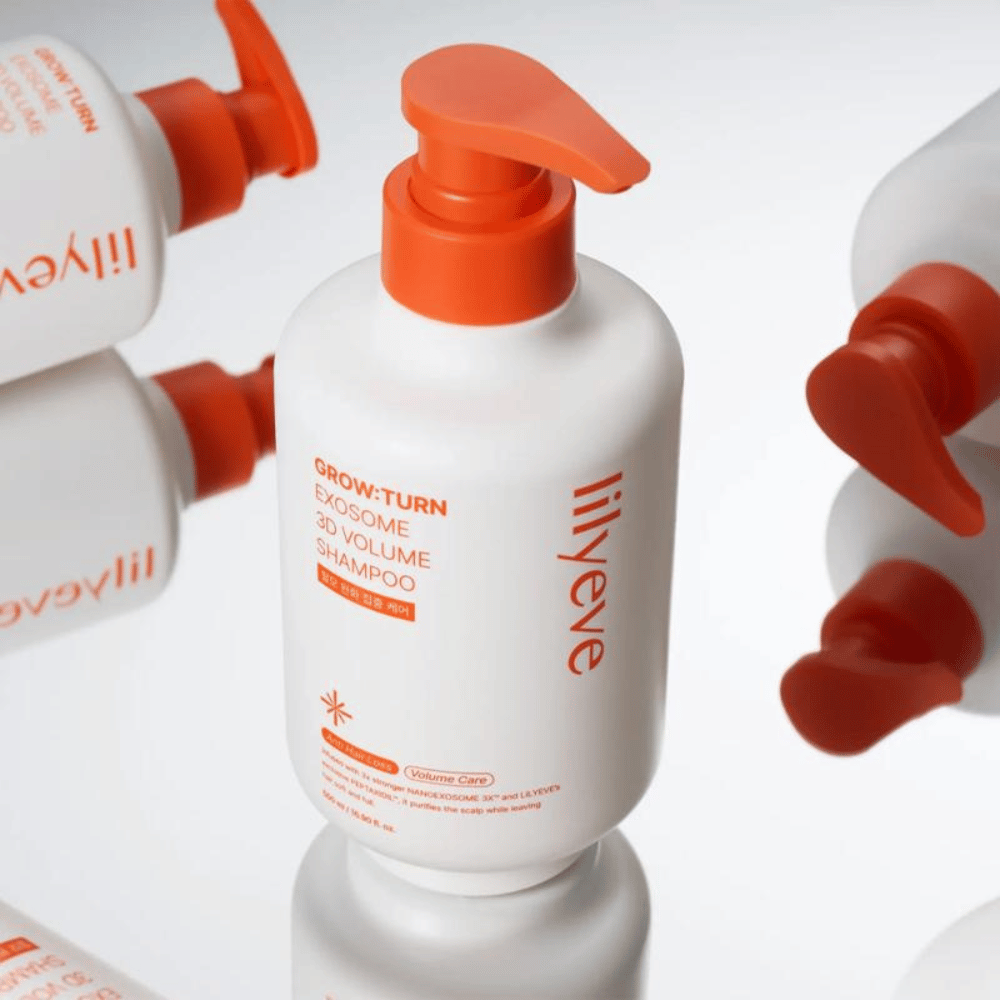 LILYEVE Grow:Turn Exosome 3D Volume Shampoo con formula volumizzante contro capelli sottili e spenti