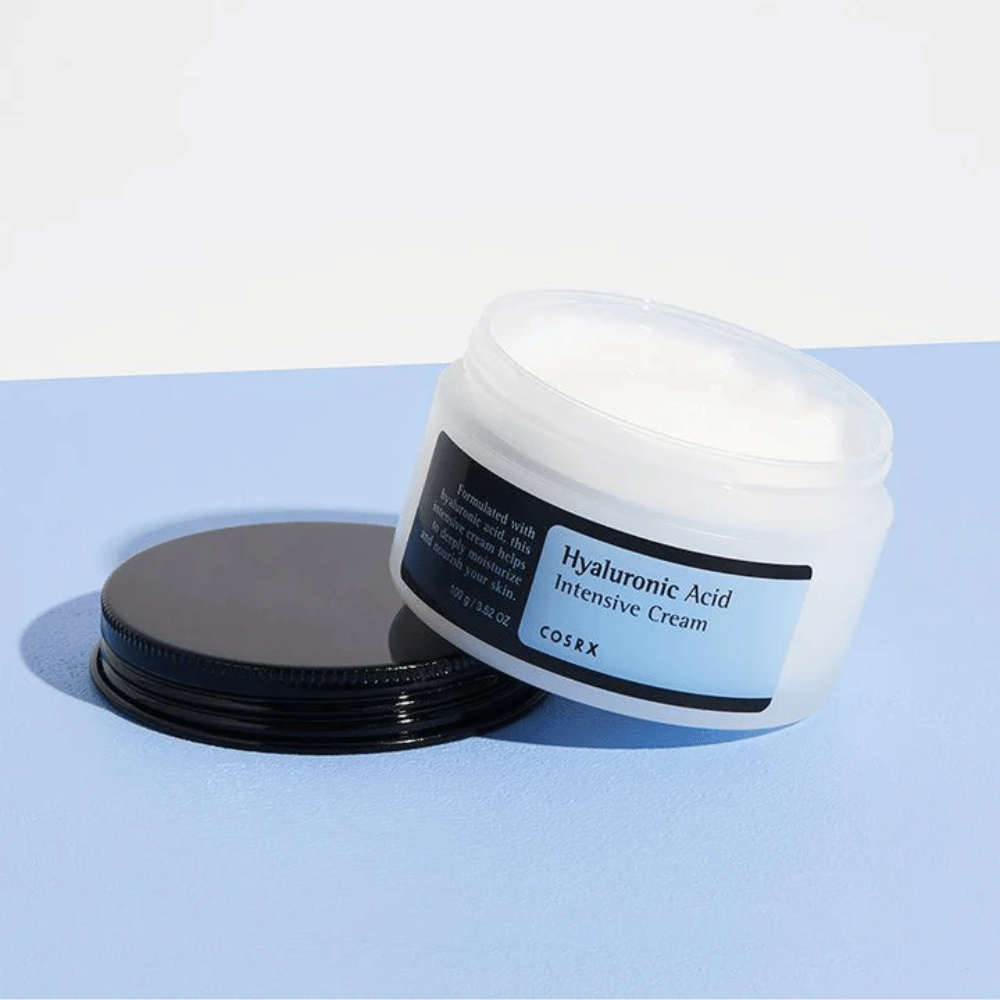 COSRX Hyaluronic Acid Intensive Cream 100 g – crema viso nutriente con acido ialuronico che fornisce idratazione duratura e pelle morbida