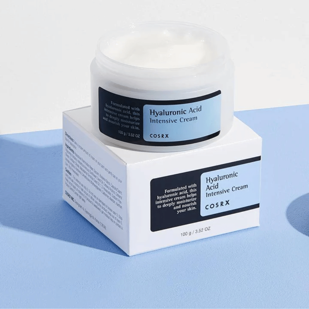 Öppen COSRX Hyaluronic Acid Intensive Cream – crema viso idratante con acido ialuronico per pelle secca e disidratata