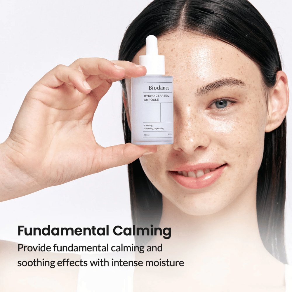 Biodance Hydro Cera-Nol Ampoule – Idratazione lenitiva e intensa.

💧 Idratazione profonda – Previene la secchezza e rafforza la barriera idratante della pelle.
🌿 Effetto lenitivo – Riduce irritazioni e rossori per pelli sensibili.
🛡️ Protegge la pelle – Migliora l'elasticità e rafforza la barriera cutanea.

Perfetto per una pelle equilibrata, idratata e radiosa!