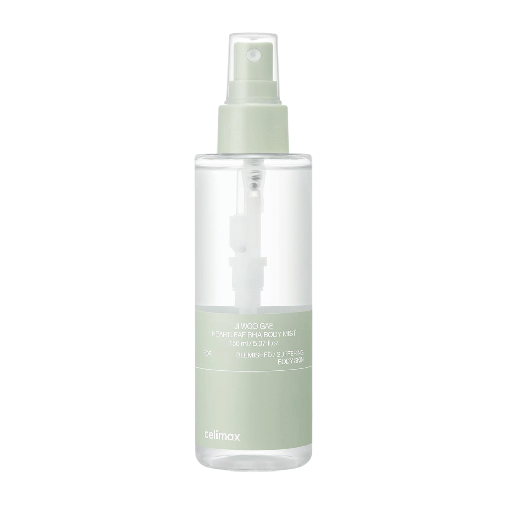 1. celimax Ji Woo Gae Heartleaf BHA Body Mist 150 ml – mist corpo esfoliante