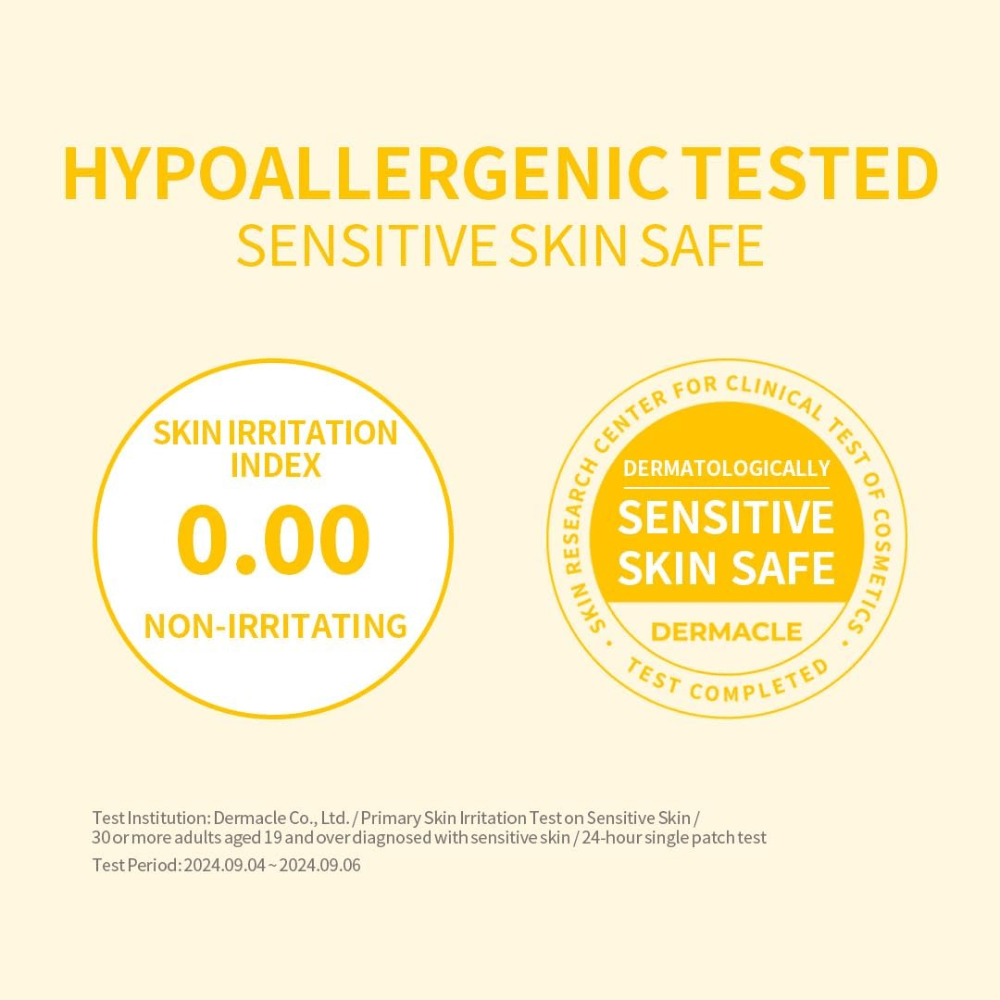 Testato ipoallergenico Secret Key Lemon Sparkling Cleansing Foam – sicuro per pelli sensibili con un indice di irritazione cutanea di 0,00.