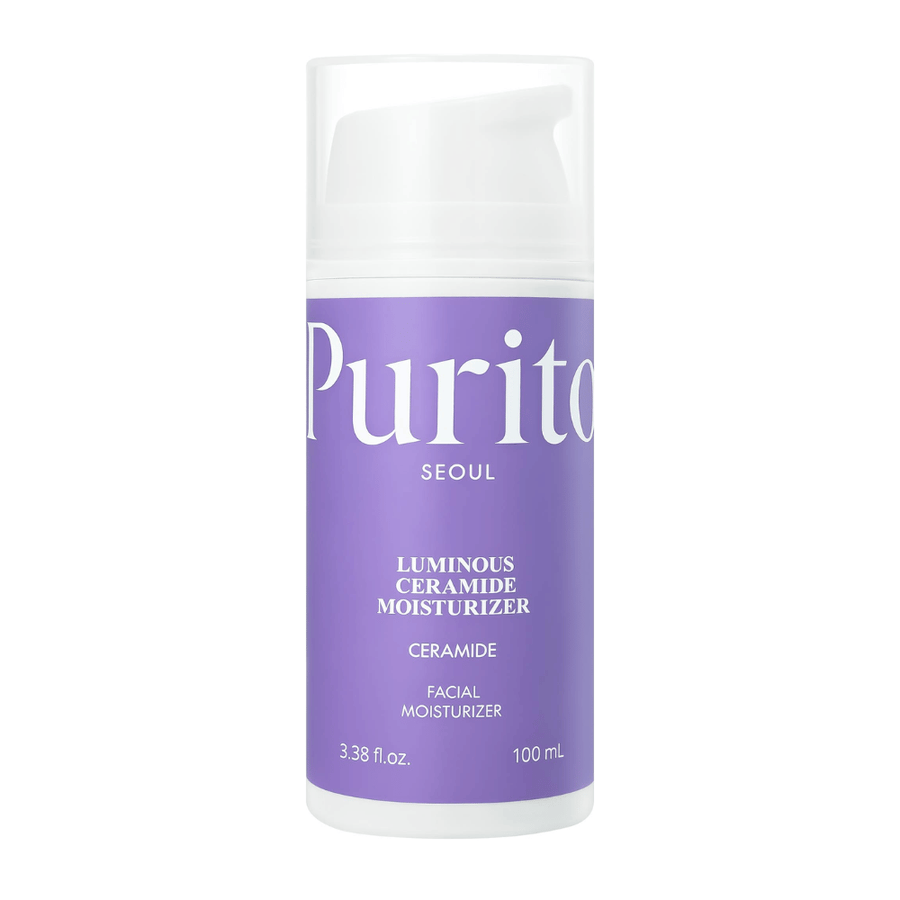 Purito Luminous Ceramide Moisturizer crema viso – crema idratante con ceramidi che aiuta a rafforzare la barriera cutanea, idratare la pelle e donare una pelle morbida e bilanciata.