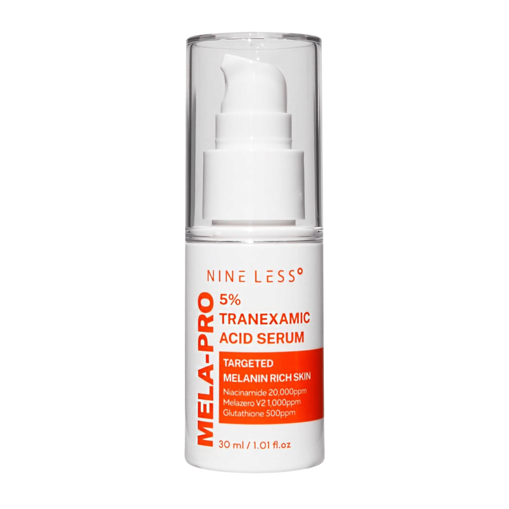 NINE LESS MELA-PRO 5% Tranexamic Acid Serum 30 ml, siero coreano contro le macchie pigmentarie e il tono della pelle irregolare.