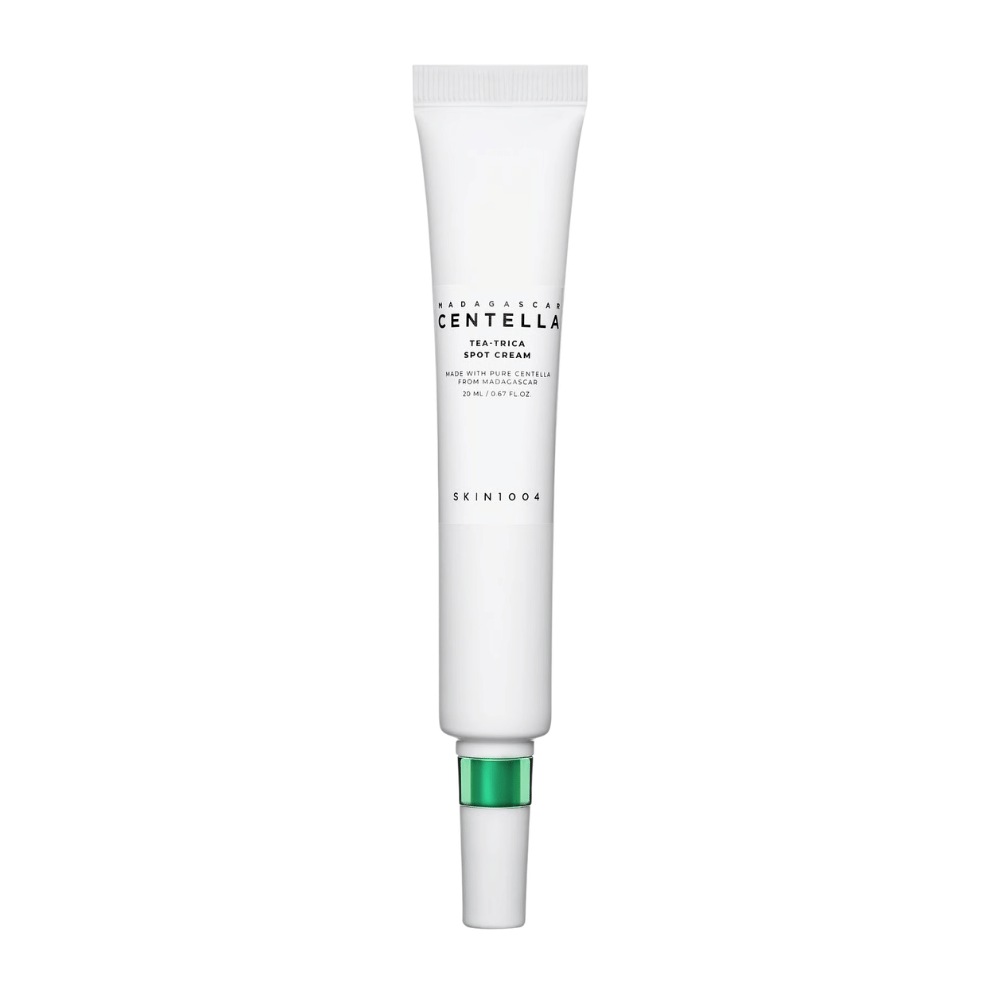 SKIN1004 Madagascar Centella Tea-Trica Spot Cream 20 ml – trattamento puntuale coreano con centella e tea tree per acne, rossore e pelle impura.