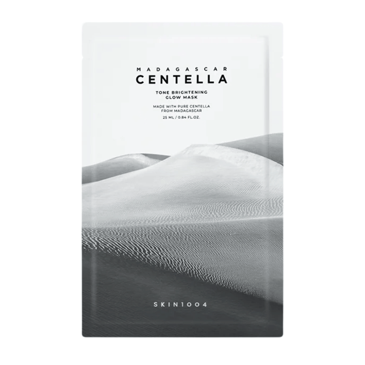 Immagine semplice del prodotto di Madagascar Centella Tone Brightening Glow Mask su sfondo chiaro.