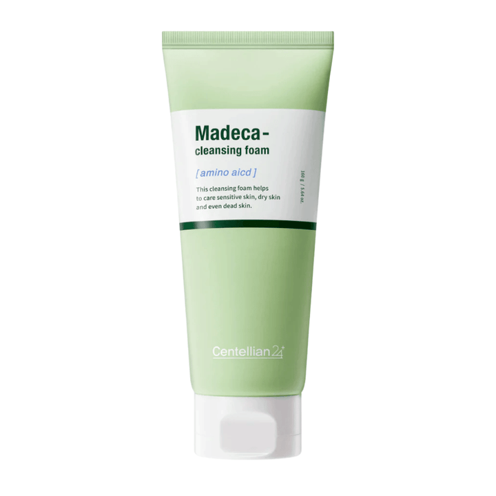 Centellian24 Madeca Amino Acid Cleansing Foam detergente viso – delicato prodotto coreano cleansing foam con Centella Asiatica e amminoacidi che pulisce la pelle delicatamente e aiuta a mantenere l'equilibrio dell'umidità della pelle.