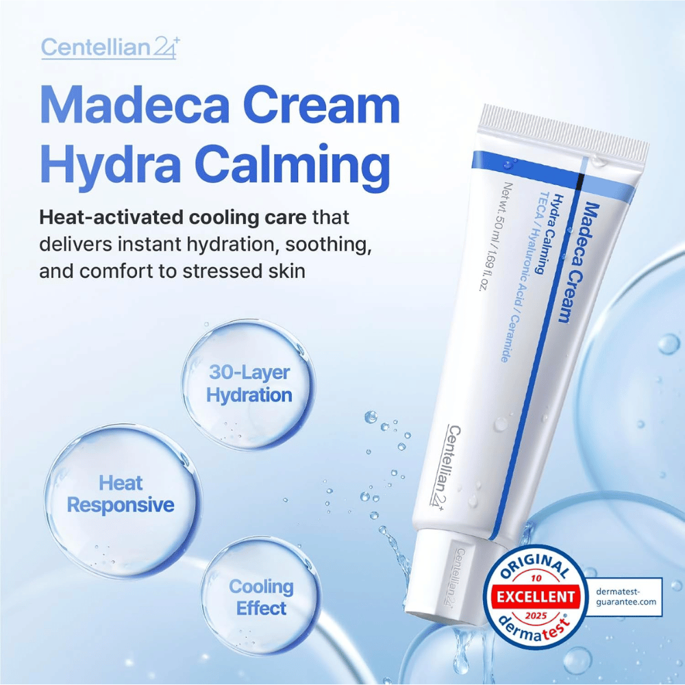 4. Centellian24 Madeca Cream Hydra Calming 50ml – crema viso rinfrescante con acido ialuronico e ceramidi